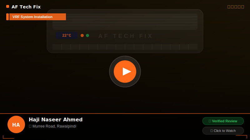 Haji Naseer Ahmed VRF System Installation
